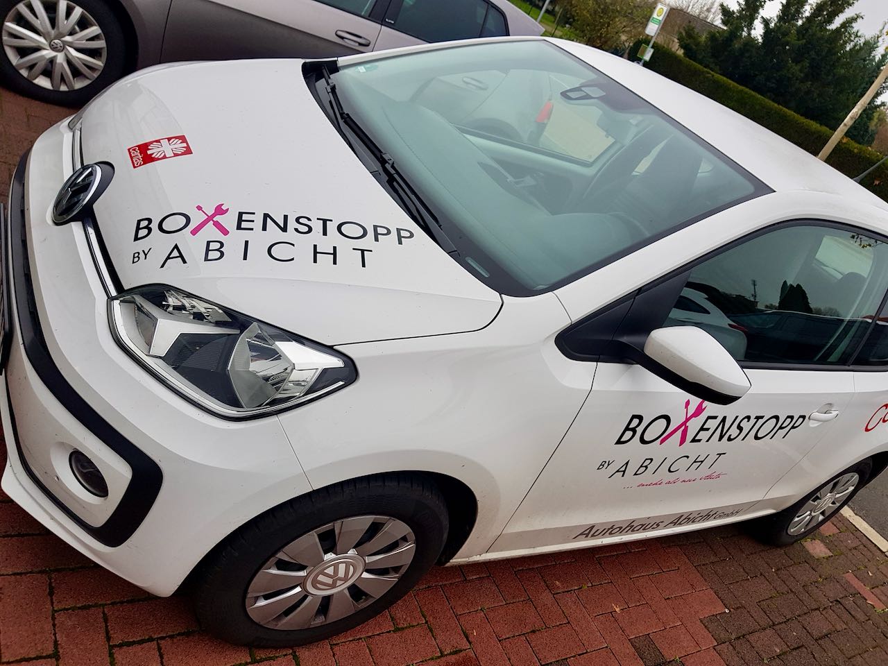 Ein Fahrzeug für den „Boxenstopp“.