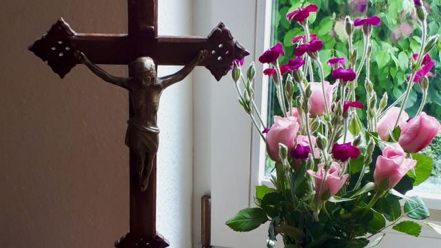 Anlässlich des katholisches Hochfestes Peter und Paul hielt Propst Berkefeld eine Andacht in der Caritas-Tagespflege Duderstadt.