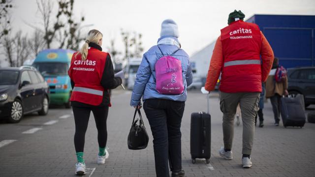 Die Caritas unterstützt wie hier in Przemysl (Polen) Geflüchtete aus der Ukraine. | Foto: Philipp Spalek / Caritas Die Caritas unterstützt wie hier in Przemysl (Polen) Geflüchtete aus der Ukraine. | Foto: Philipp Spalek / Caritas