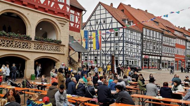 Das Internationale Picknick im Herzen Duderstadts fand großen Anklang. | Foto: Claudia Nachtwey / kiz Das Internationale Picknick im Herzen Duderstadts fand großen Anklang. | Foto: Claudia Nachtwey / kiz