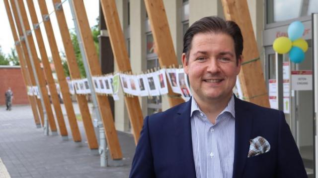 Landrat Marcel Riethig war in Rosdorf dabei. | Foto: Landkreis Göttingen Landrat Marcel Riethig war in Rosdorf dabei. | Foto: Landkreis Göttingen
