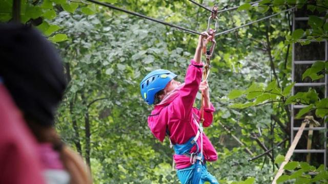 Die Kinder motivierten sich gegenseitig und waren gut gesichert. | Foto: Michael Schiwon / Caritas Die Kinder motivierten sich gegenseitig und waren gut gesichert. | Foto: Michael Schiwon / Caritas