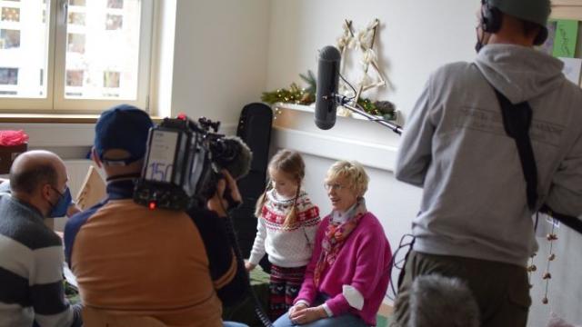 Dreharbeiten für den TV-Beitrag im NDR-Fernsehen. | Foto: Broermann / cps Dreharbeiten für den TV-Beitrag im NDR-Fernsehen. | Foto: Broermann / cps