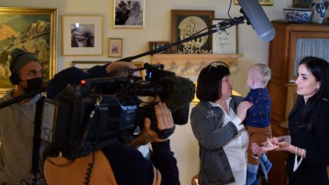 Dreharbeiten für den TV-Beitrag im NDR-Fernsehen. | Foto: Broermann / cps Dreharbeiten für den TV-Beitrag im NDR-Fernsehen. | Foto: Broermann / cps