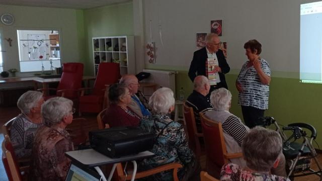 Eichsfeld-Vortrag in der Tagespflege St. Vinzenz | Foto: Caritas Eichsfeld-Vortrag in der Tagespflege St. Vinzenz | Foto: Caritas