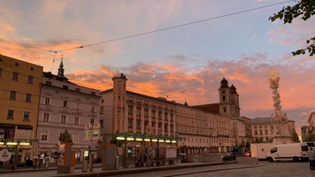 Morgenstimmung am Abreisetag in Linz. | Foto: Caritas Morgenstimmung am Abreisetag in Linz. | Foto: Caritas