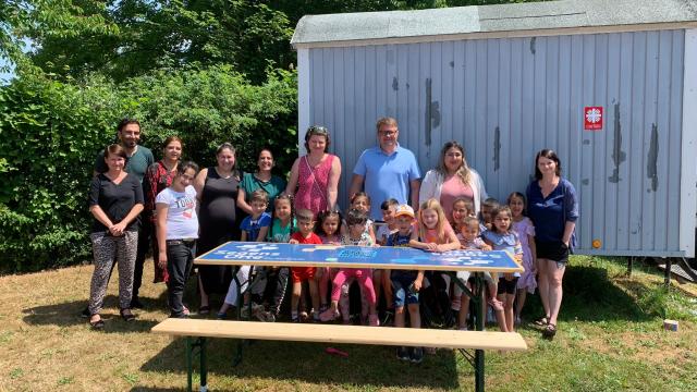 Die Anwohnerinnen und Anwohner freuten sich über den Besuch des Duderstädter Bürgermeisters | Foto: Caritas