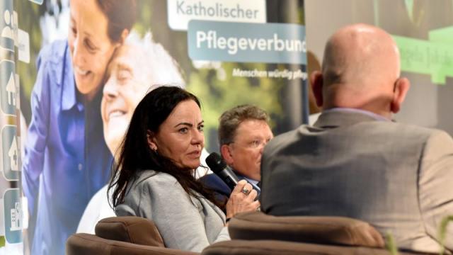 Angela Jakob, Caritas-Pflegeteamleiterin Rhumspringe | Foto: Iris Blank / kpvd Angela Jakob, Caritas-Pflegeteamleiterin Rhumspringe | Foto: Iris Blank / kpvd